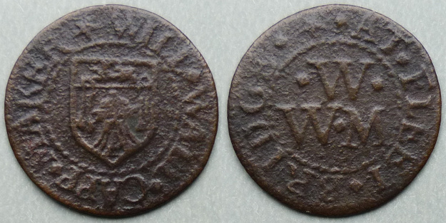 Fleet Bridge, Will Wall CAPP MAKER farthing